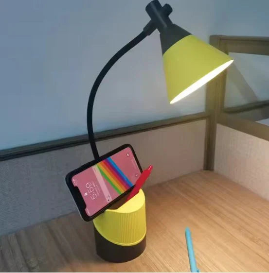 Desk Lamp With Phone Holder